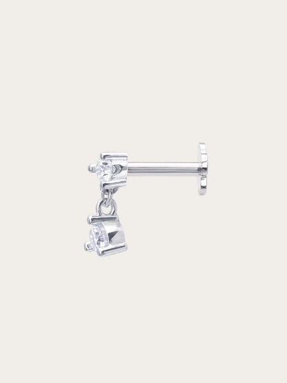 Dewdrop Dangle Flatback Earring