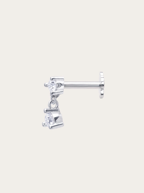 Dewdrop Dangle Flatback Earring