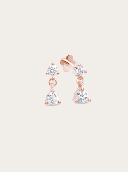 Dewdrop Dangle Flatback Earring
