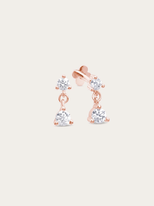 Dewdrop Dangle Flatback Earring