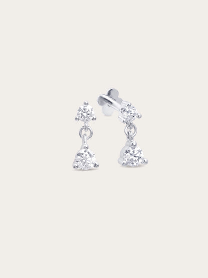 Dewdrop Dangle Flatback Earring