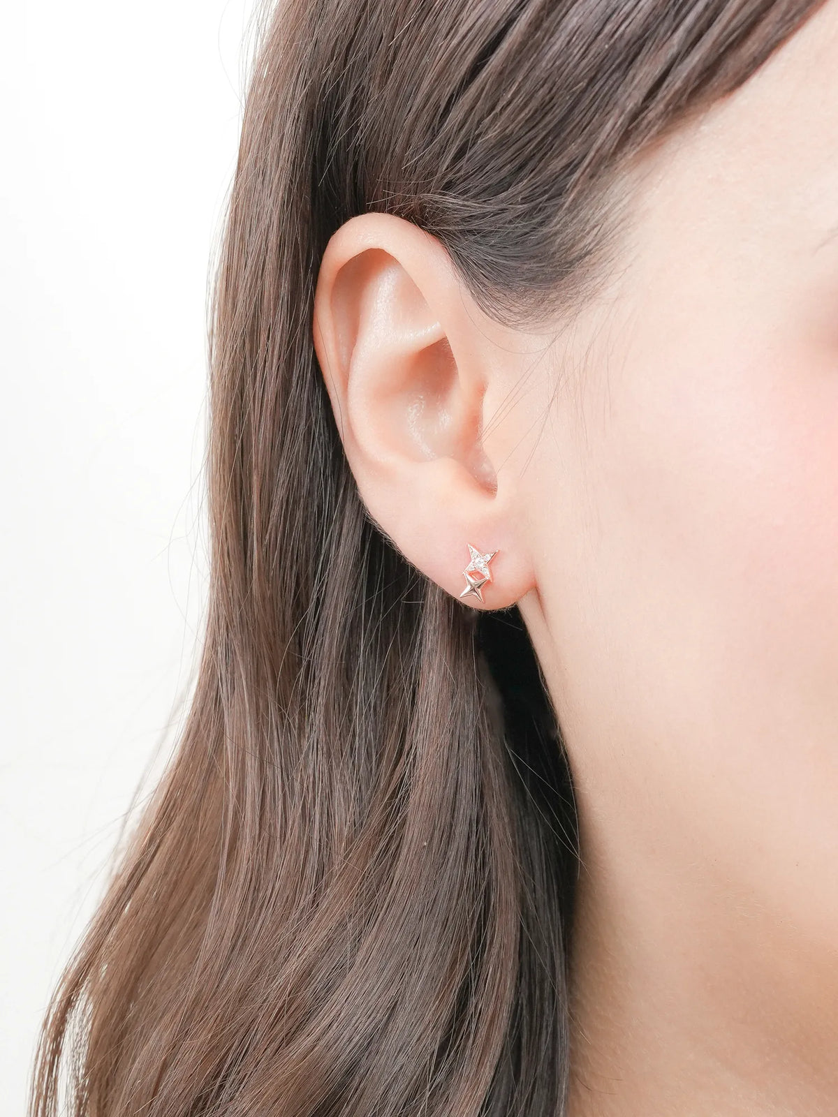 Duo Sparkle Flatback Earring