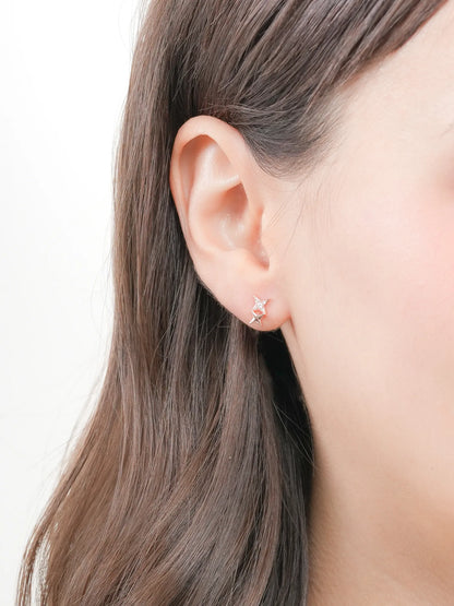 Duo Sparkle Flatback Earring