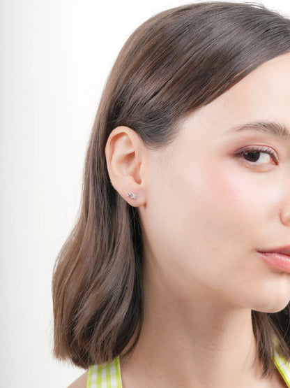 Duo Sparkle Flatback Earring