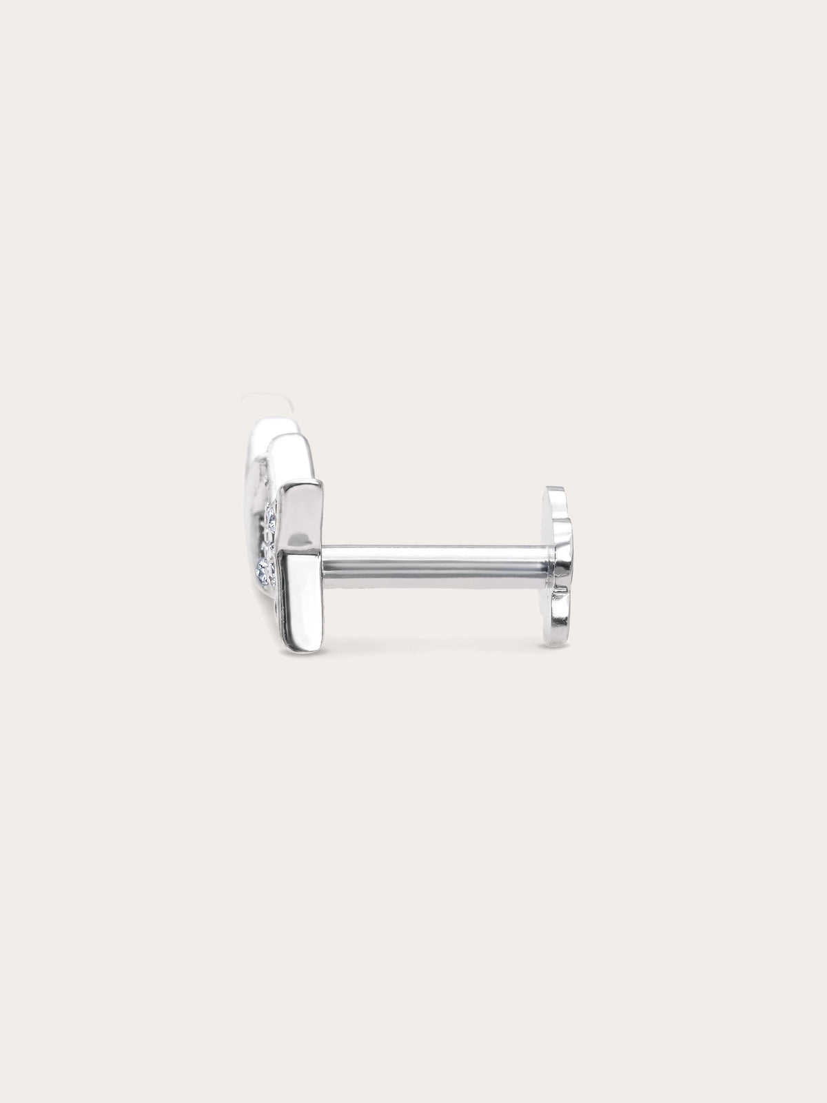 Duo Sparkle Flatback Earring