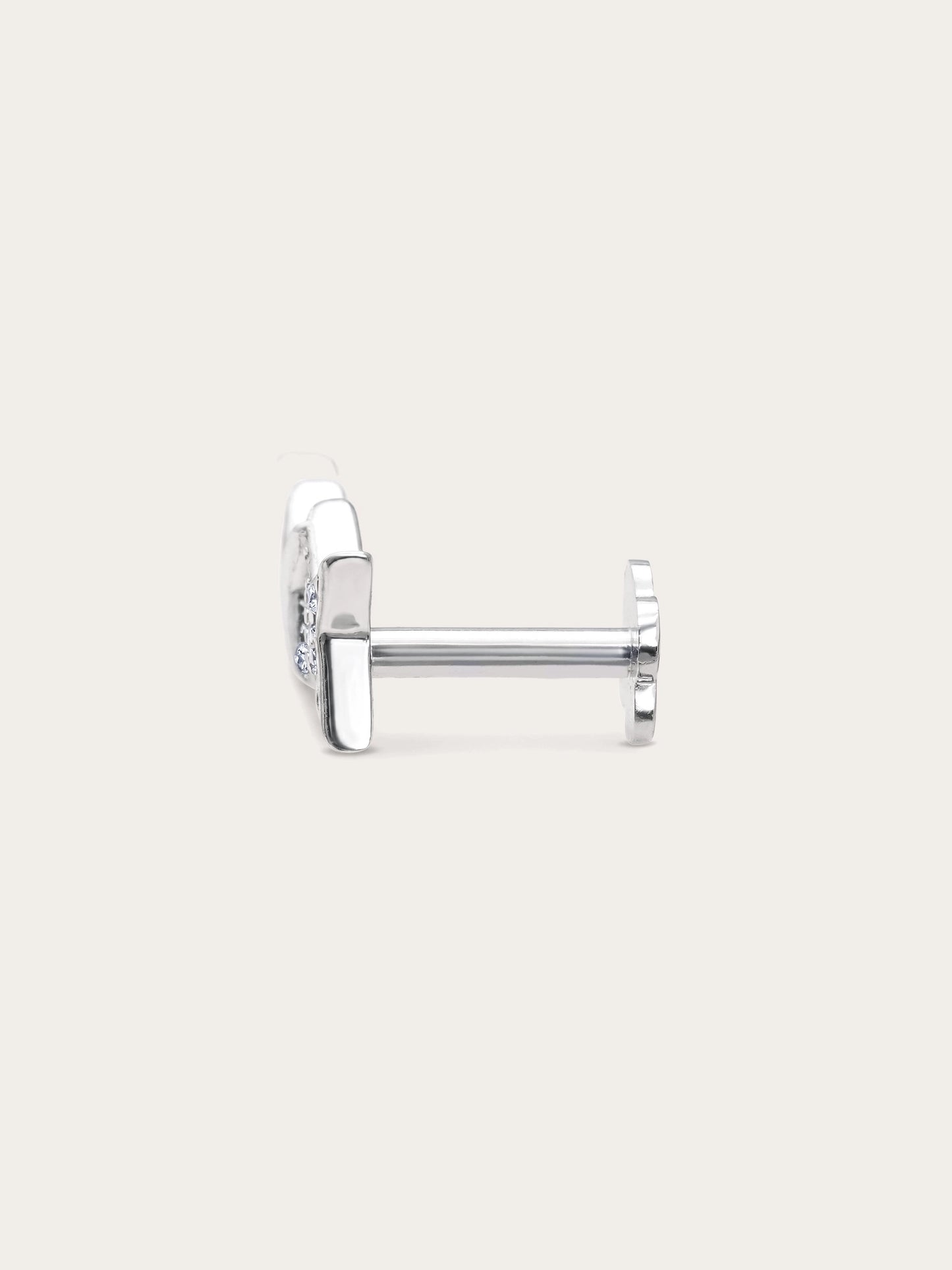 Duo Sparkle Flatback Earring