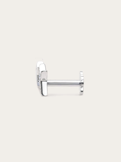 Duo Sparkle Flatback Earring