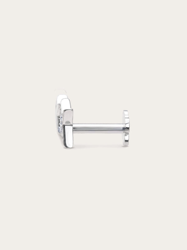 Duo Sparkle Flatback Earring