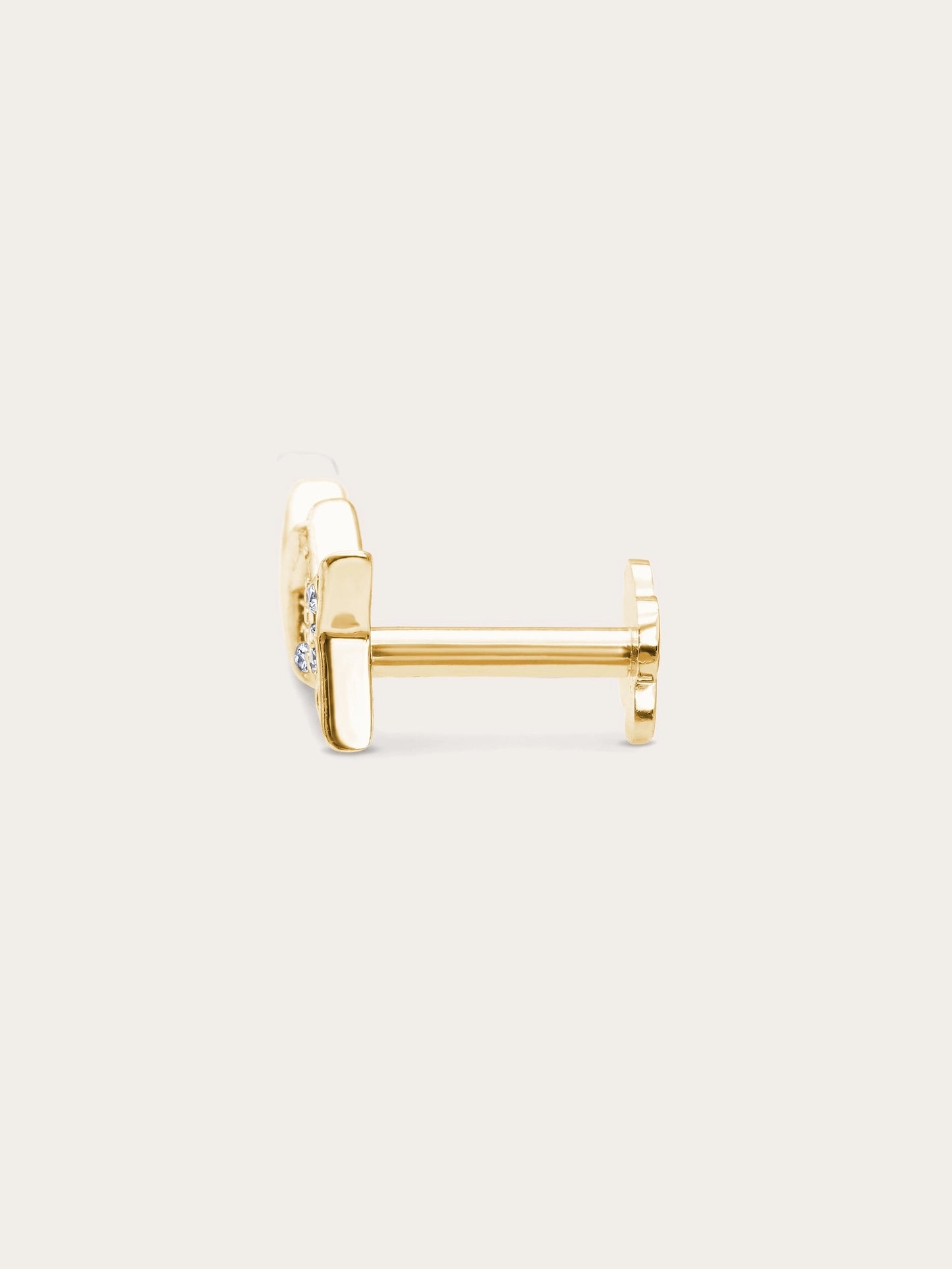 Duo Sparkle Flatback Earring
