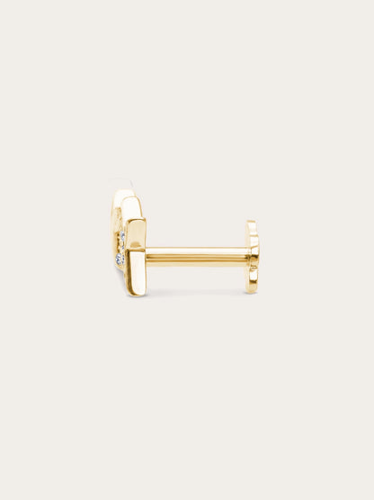 Duo Sparkle Flatback Earring