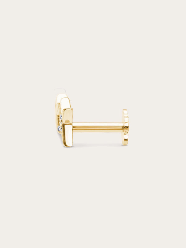 Duo Sparkle Flatback Earring