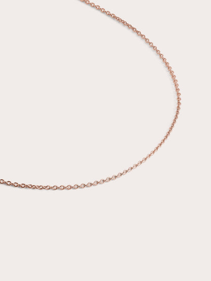 Fine Chain 18K Rose Gold (7) – Mondays Made Flower & Birthstone Jewelry Singapore