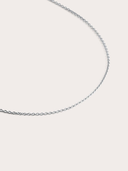 Fine Chain S925 Silver Rhodium (9) – Mondays Made Flower & Birthstone Jewelry Singapore