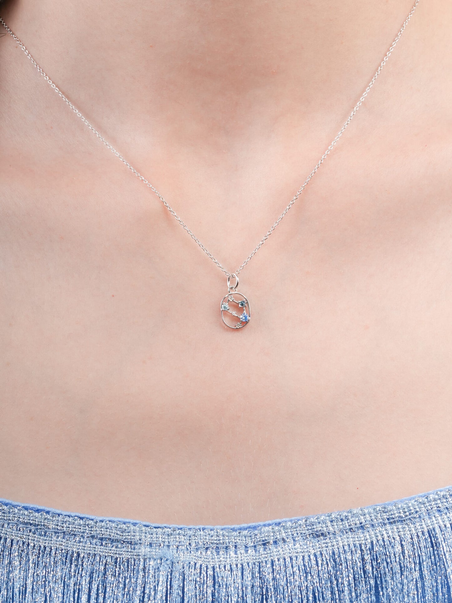 Gemini Necklace - Zodiac Sign Jewelry