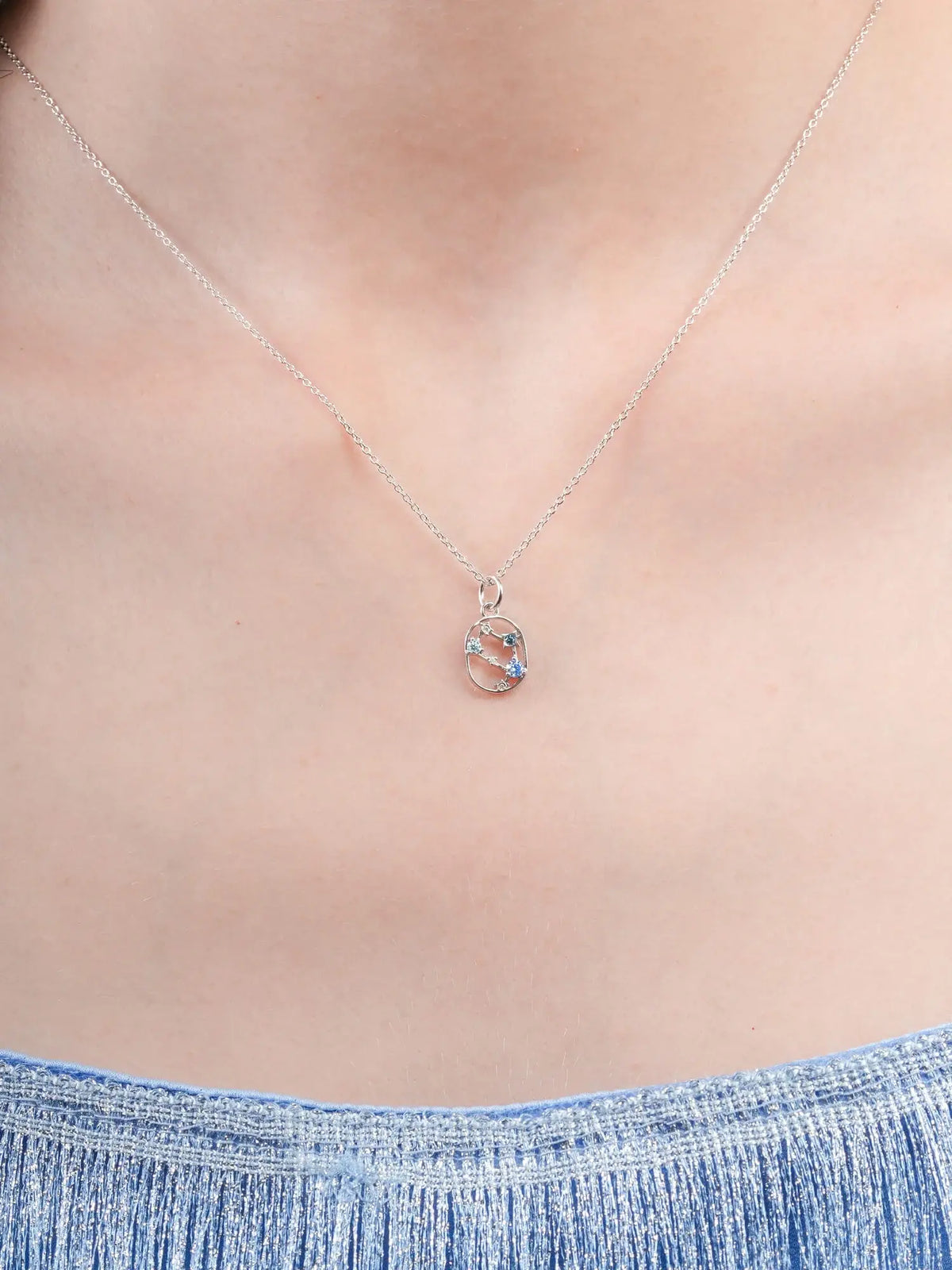 Gemini Necklace - Zodiac Sign Jewelry