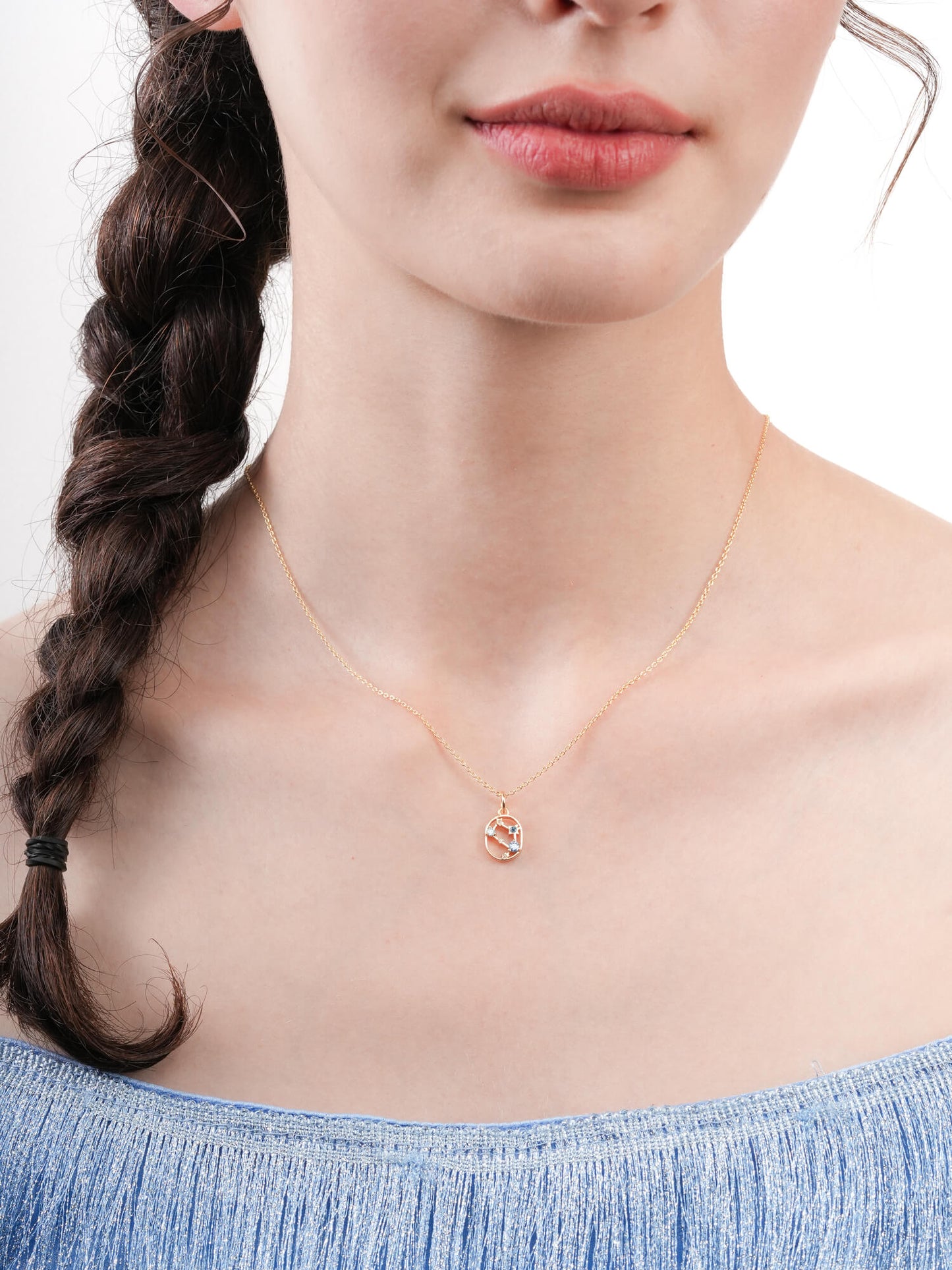 Gemini Necklace - Zodiac Sign Jewelry
