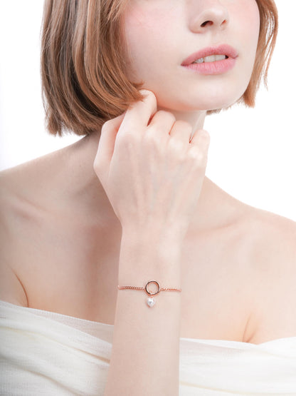 Halo Heart Charm Moissanite 18K Rose Gold (4) – Mondays Made Flower & Birthstone Jewelry Singapore