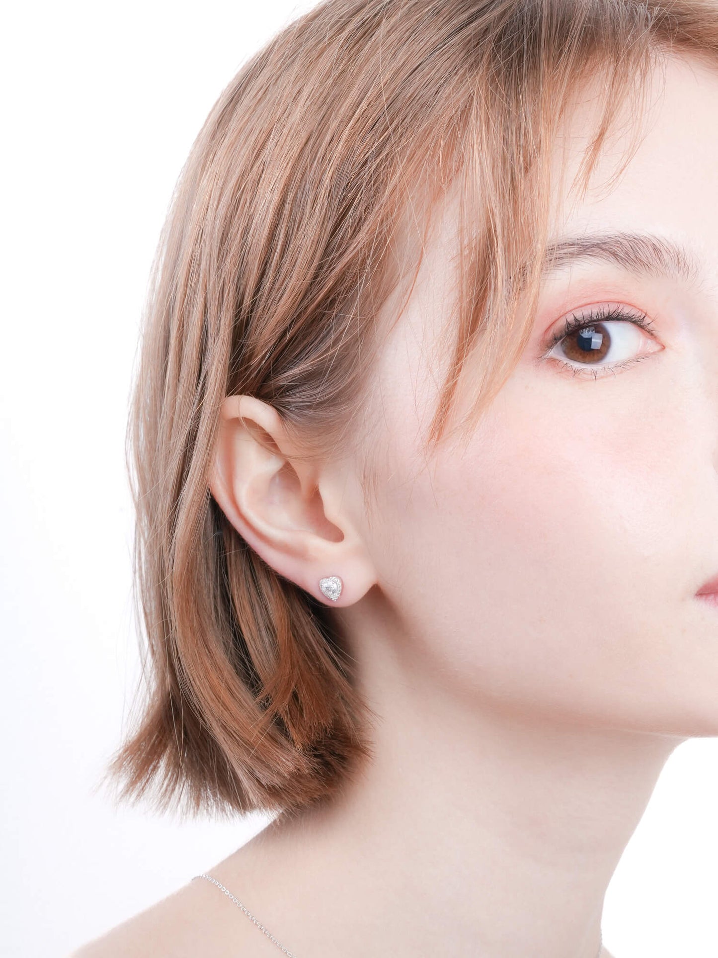 冰河莫桑石簇項鍊