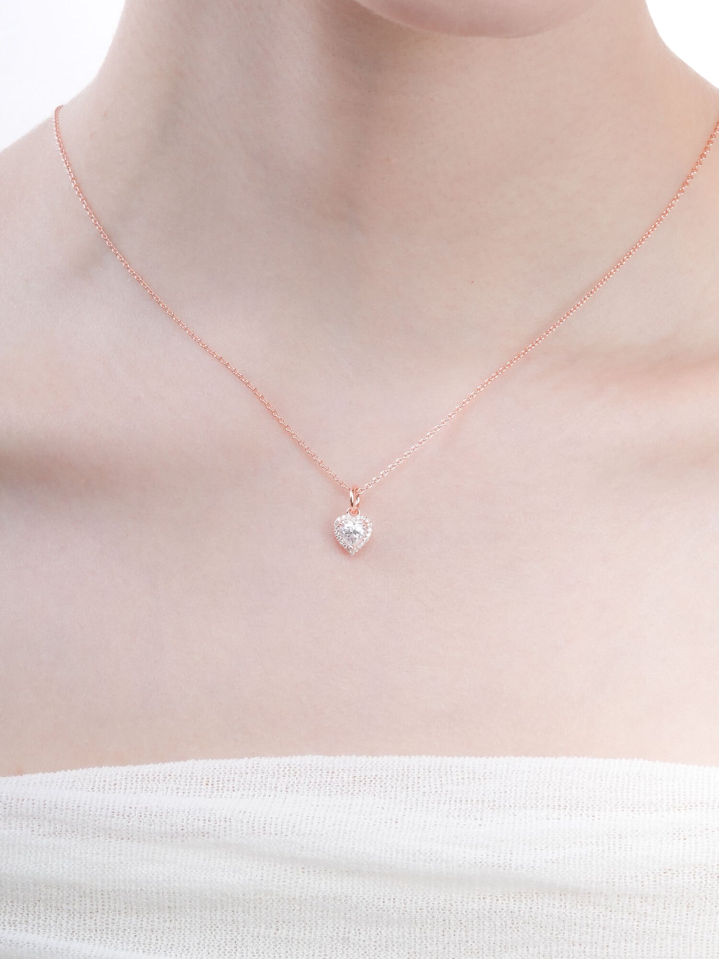 冰河莫桑石簇項鍊