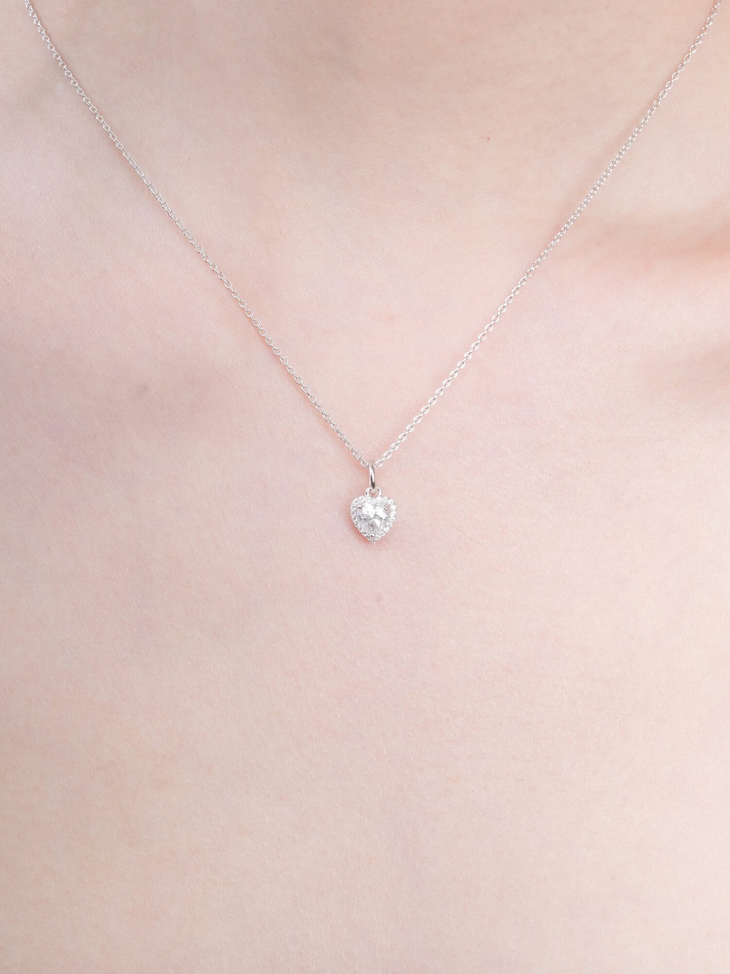 冰河莫桑石簇項鍊