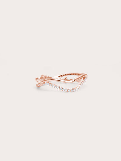 Infinity Starlight Ring 18K Rose Gold (3) – Mondays Made Flower & Birthstone Jewelry Singapore