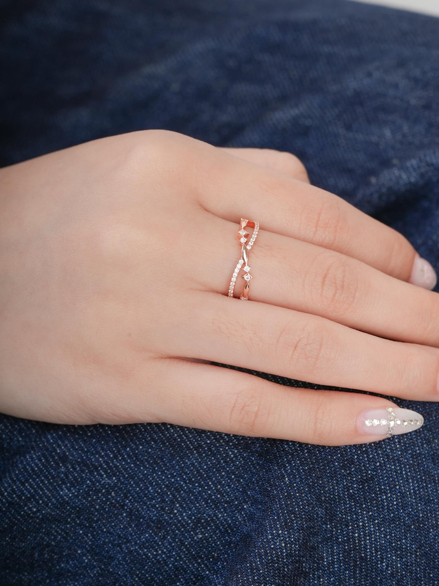 Infinity Starlight Ring - Reversible