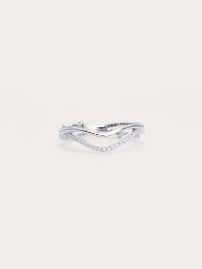 Infinity Starlight Ring S925 Silver Rhodium (2) – Mondays Made Flower & Birthstone Jewelry Singapore