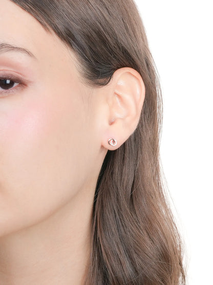 Interlocking Loops Flatback Earring