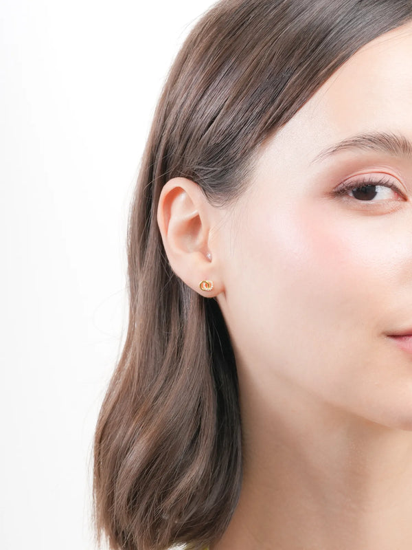 Interlocking Loops Flatback Earring