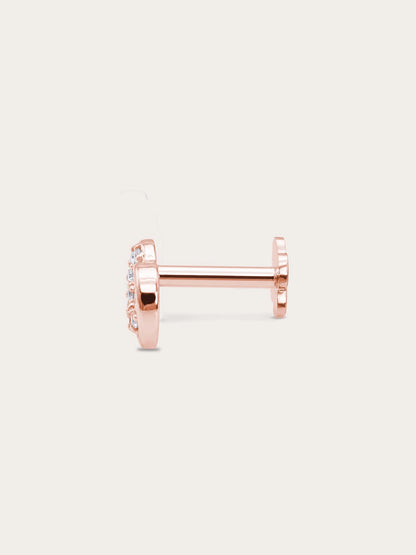 Interlocking Loops Flatback Earring