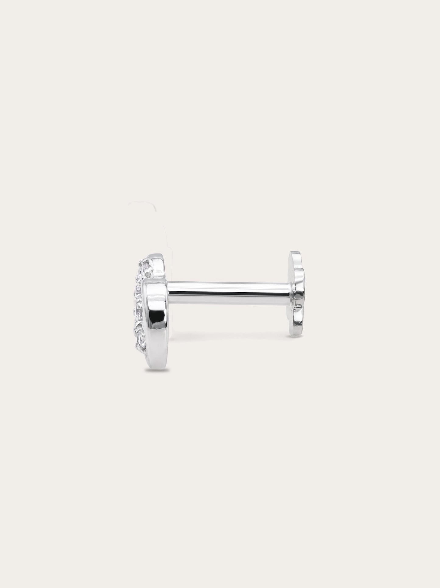 Interlocking Loops Flatback Earring