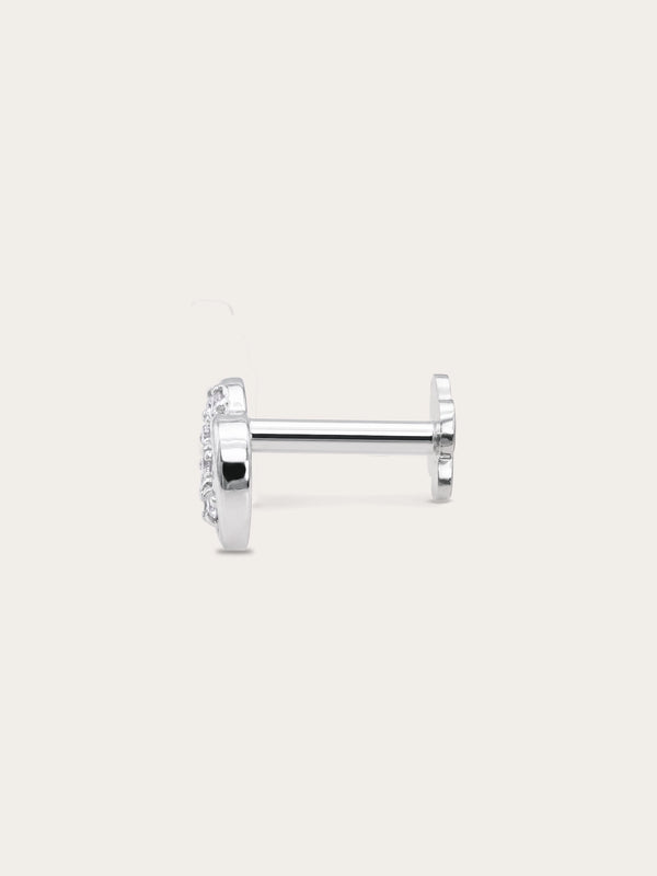 Interlocking Loops Flatback Earring