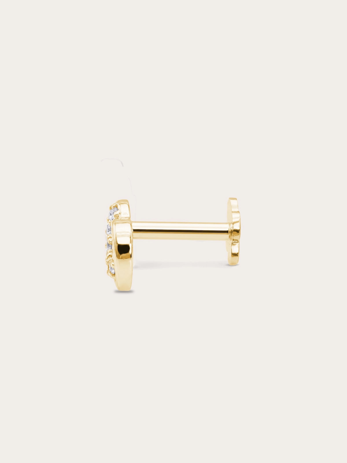Interlocking Loops Flatback Earring