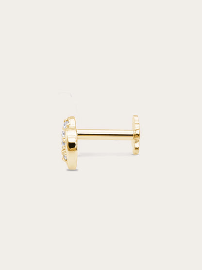 Interlocking Loops Flatback Earring