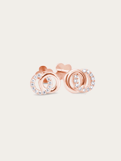 Interlocking Loops Flatback Earring