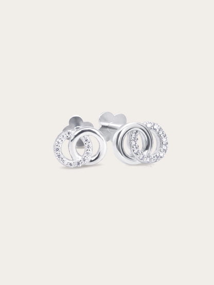 Interlocking Loops Flatback Earring