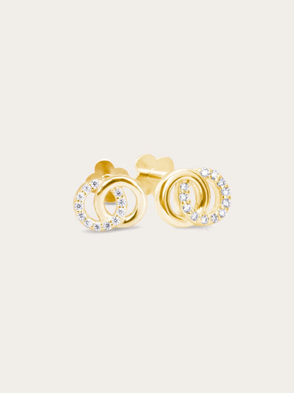 Interlocking Loops Flatback Earring