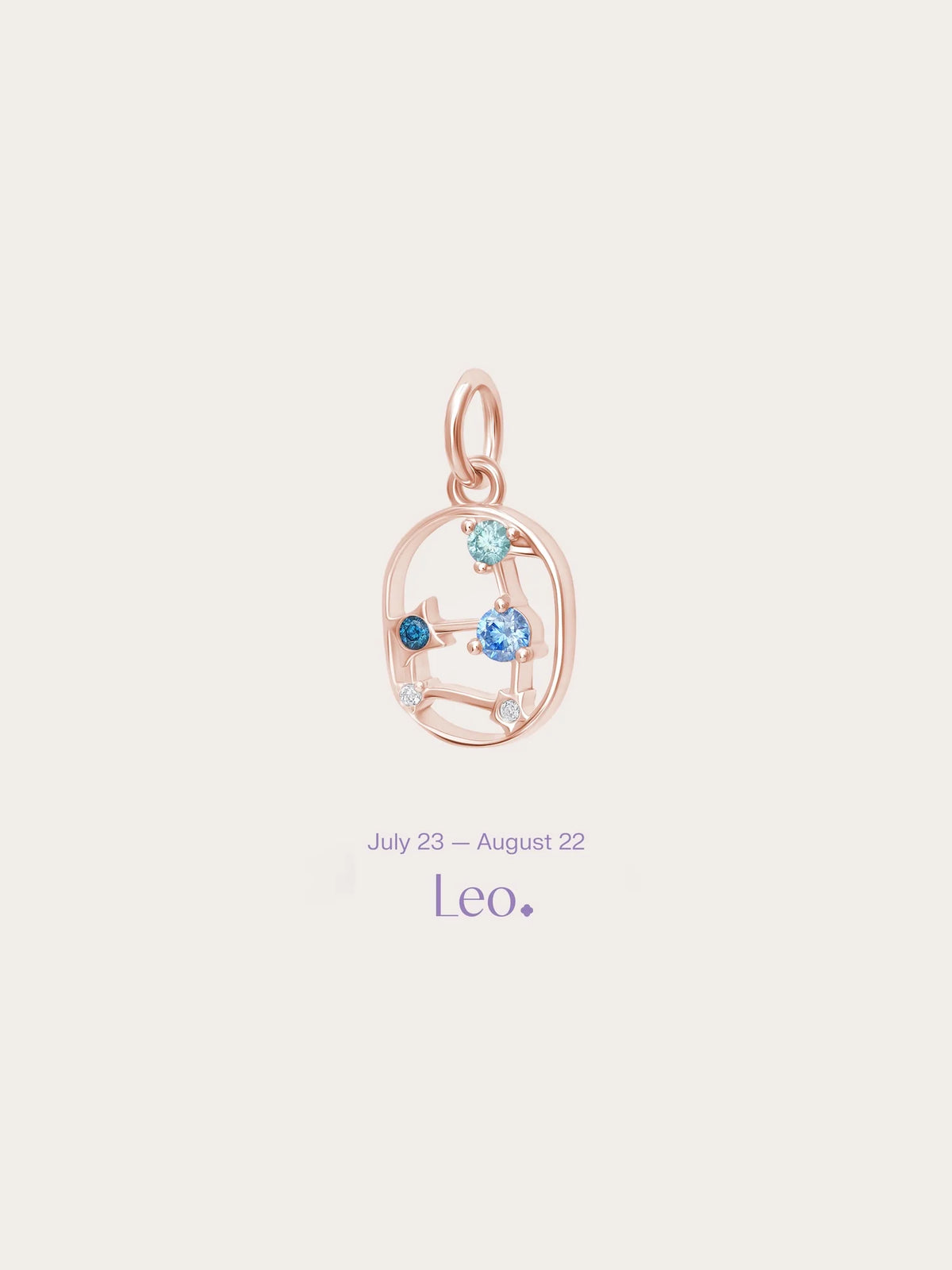 Leo Charm - Zodiac Sign Jewelry