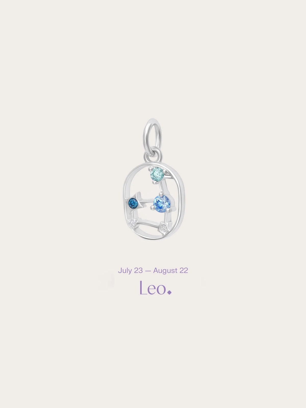 Leo Charm - Zodiac Sign Jewelry