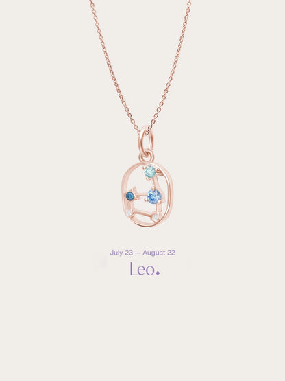 Leo Necklace - Zodiac Sign Jewelry