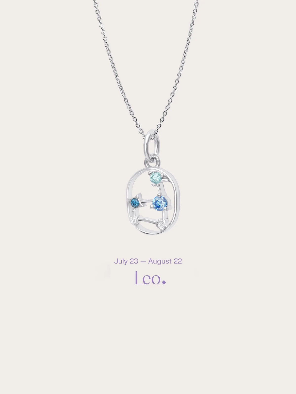 Leo Necklace - Zodiac Sign Jewelry
