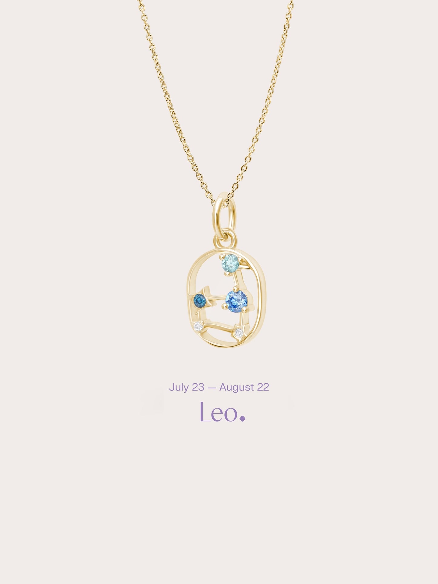 Leo Necklace - Zodiac Sign Jewelry