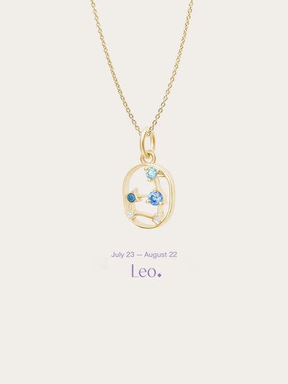 Leo Necklace - Zodiac Sign Jewelry