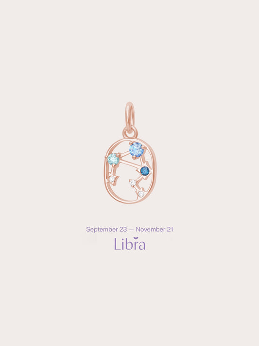 Libra Charm - Zodiac Sign Jewelry