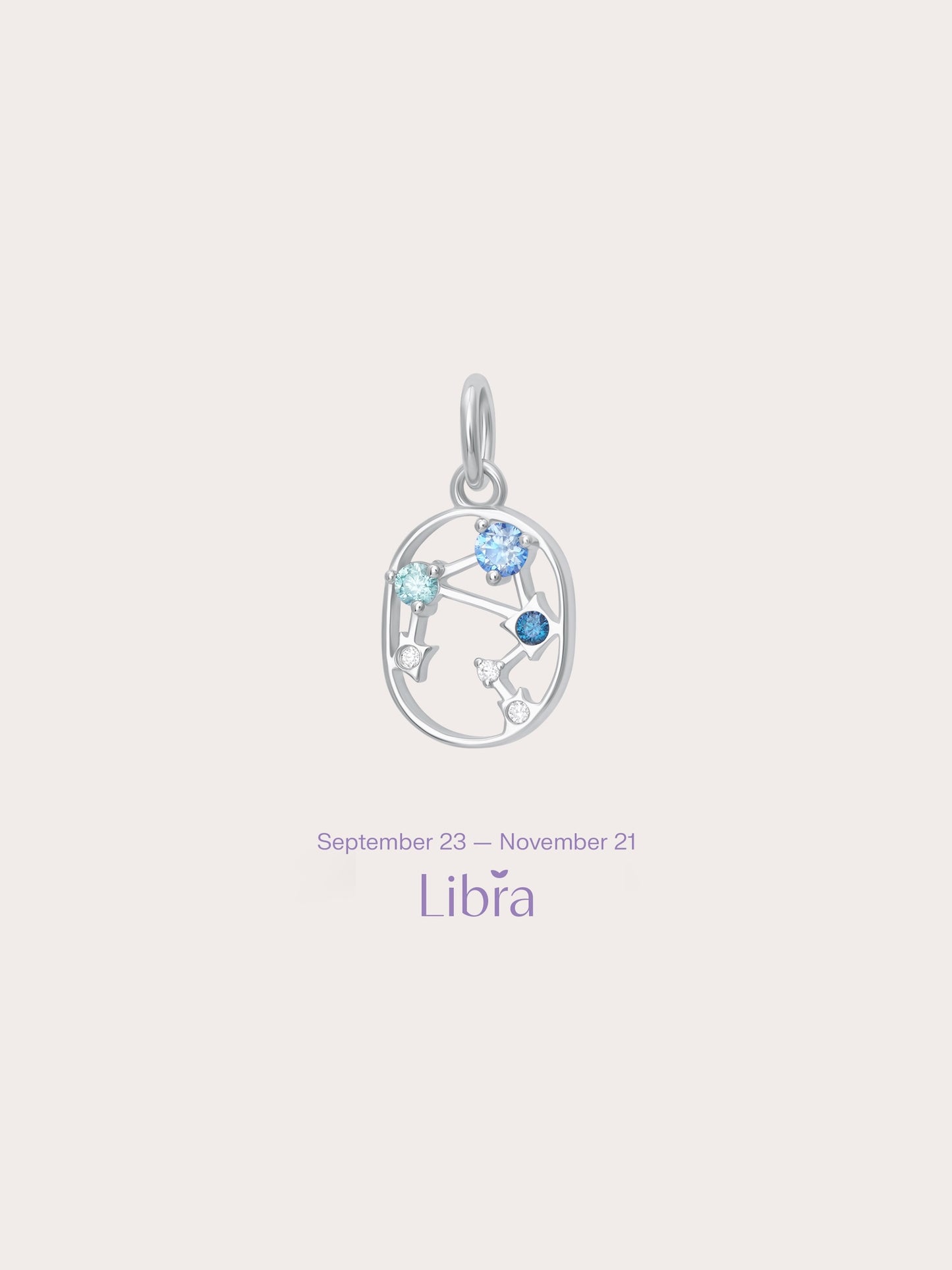 Libra Charm - Zodiac Sign Jewelry