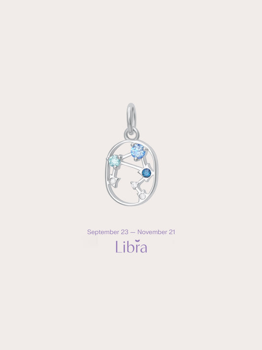 Libra Charm - Zodiac Sign Jewelry