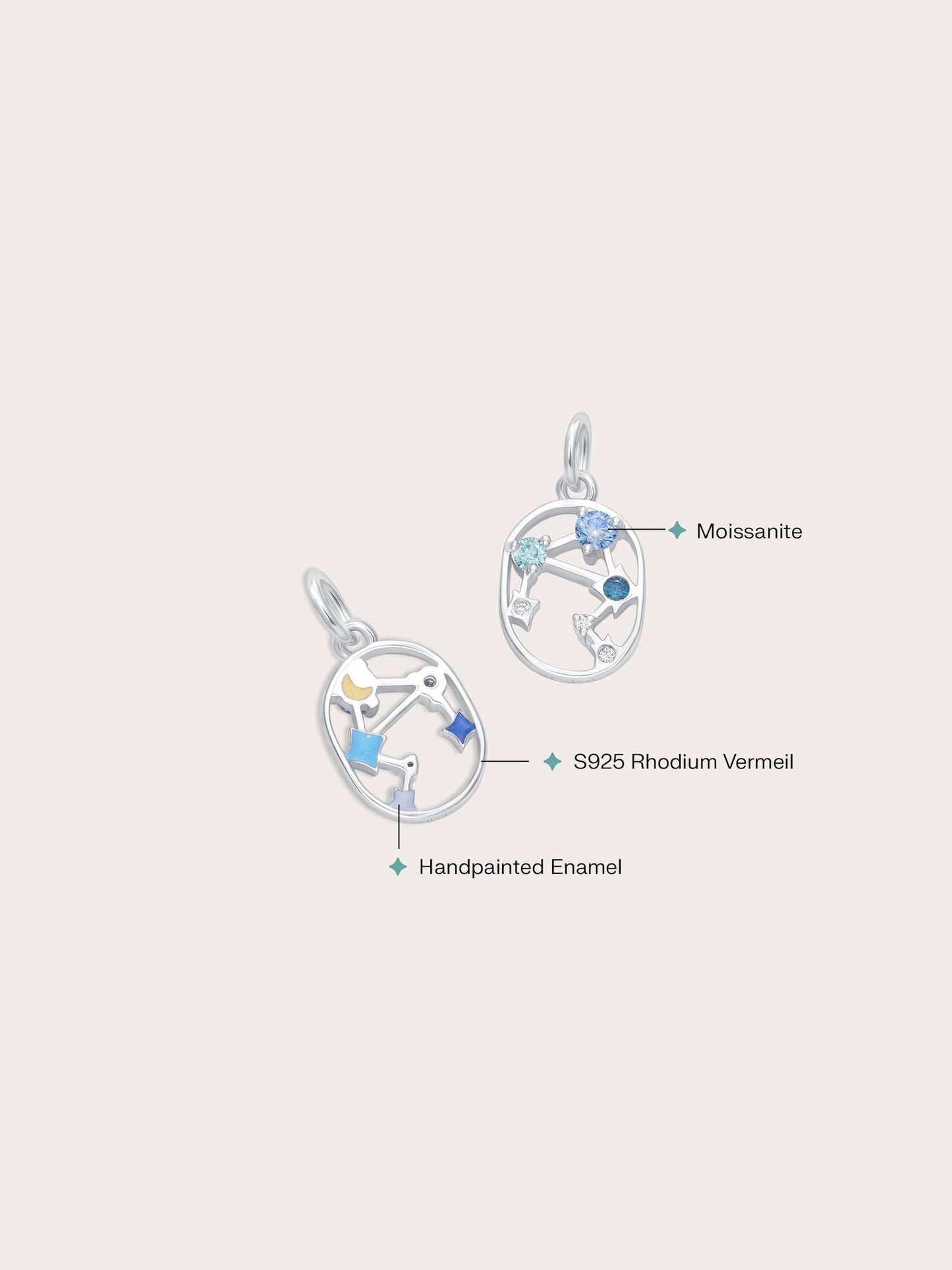 Libra Charm - Zodiac Sign Jewelry