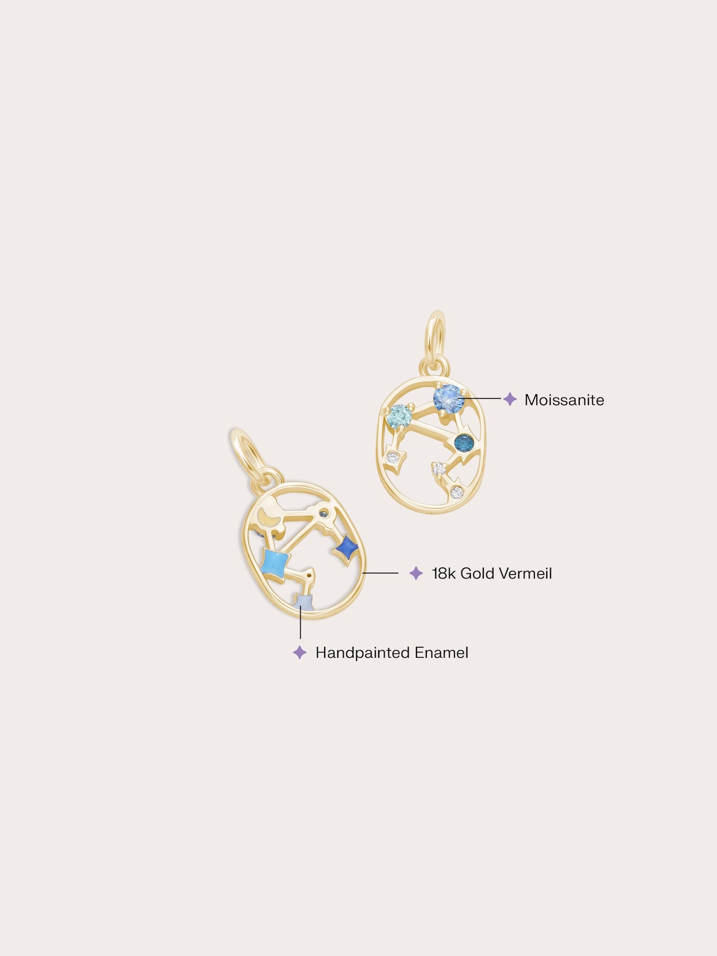 Libra Charm - Zodiac Sign Jewelry