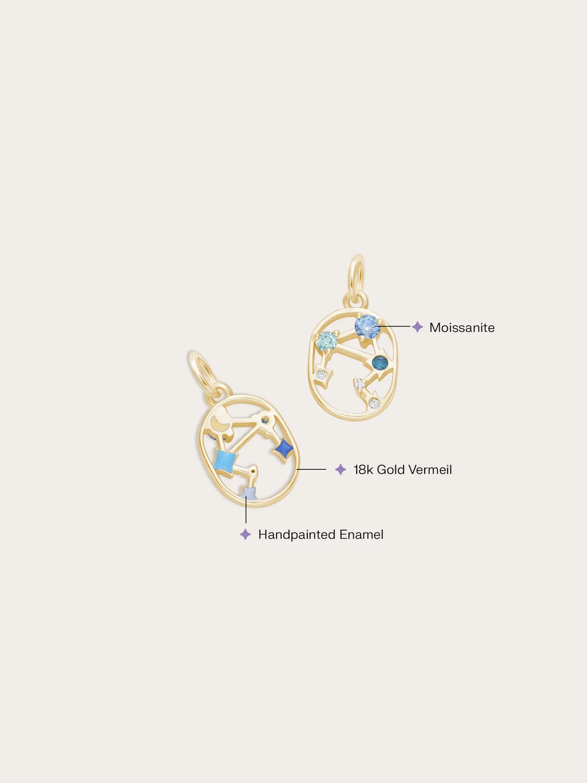 Libra Charm - Zodiac Sign Jewelry