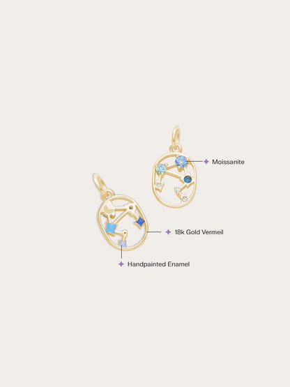 Libra Charm - Zodiac Sign Jewelry